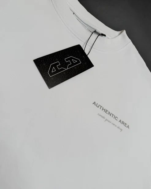 Oversized T-Shirt White & Grey