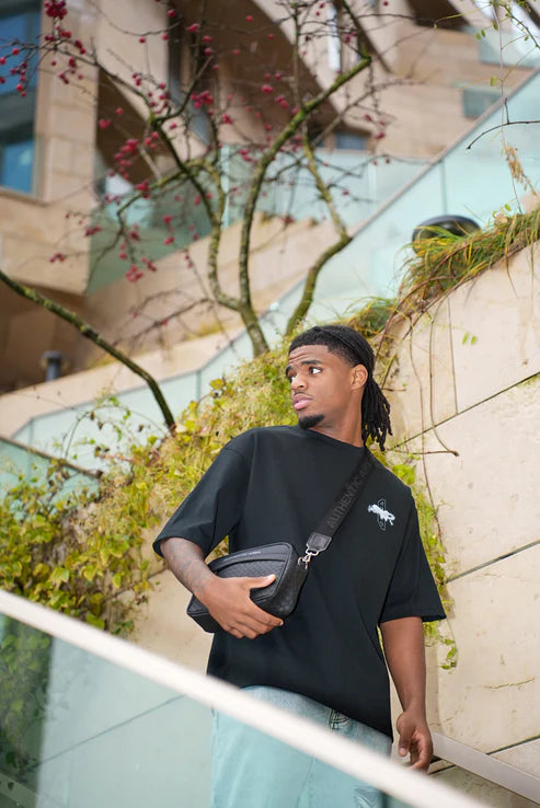 Cloud Oversized T-Shirt Black & White