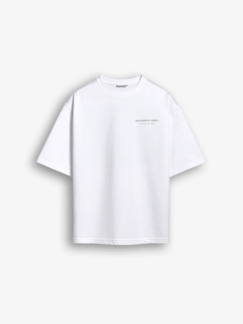 Oversized T-Shirt White & Grey