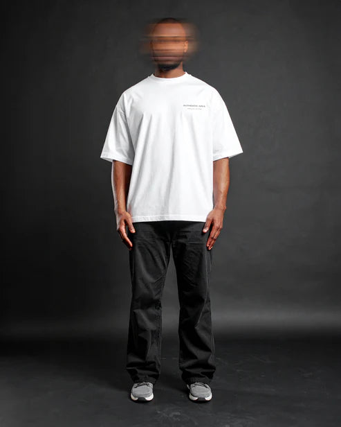 Oversized T-Shirt White & Grey